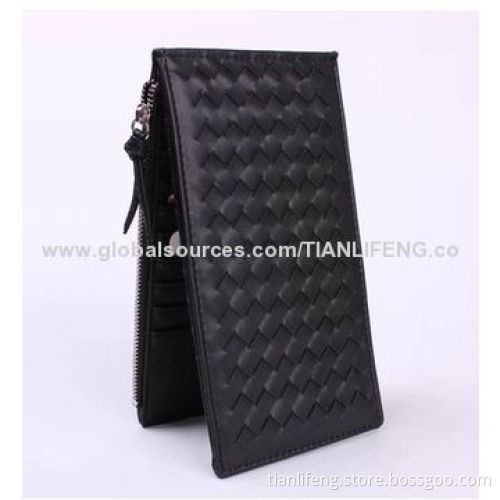 Ladies' Elegant Fashion Weave Clutch Wallet
